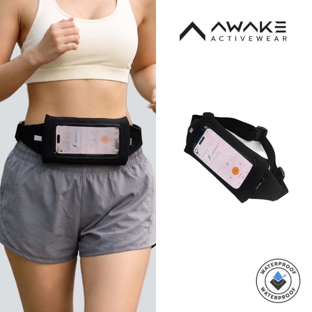 AWAKE กระเป๋าคาดเอววิ่ง Running Belt Touch Screen