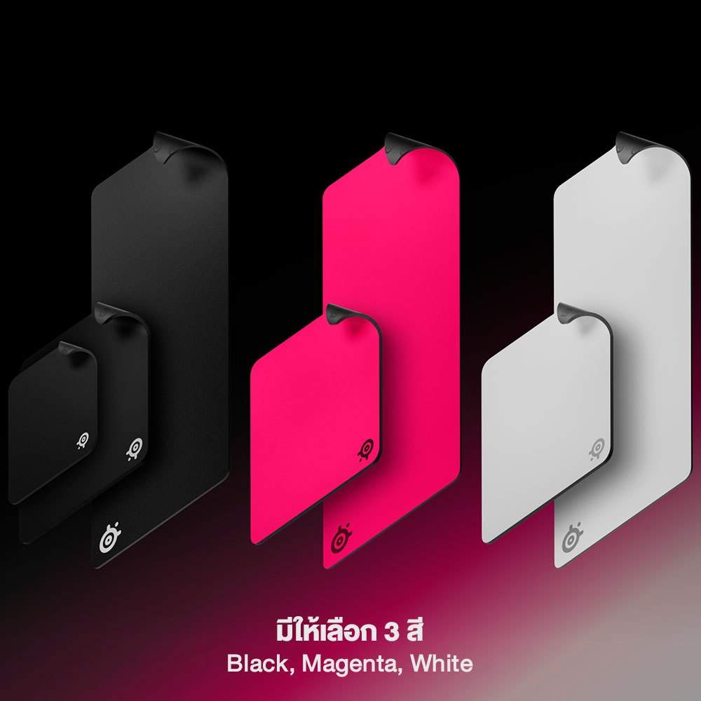 SteelSeries QcK Heavy Gaming Mousepad  แบบ Control รุ่นหนาพิเศษ ผ้า Micro-woven cloth