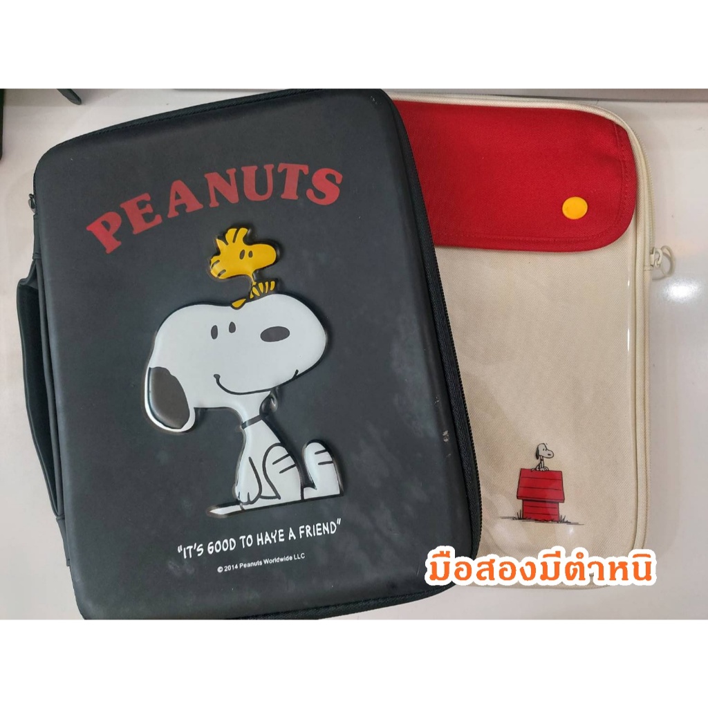 มือสองกระเป๋าใส้ไอแพด tablet โน๊ตบุ๊คเอนกประสงค์สภาพดี กันน้ำช่องเยอะ มือสอง