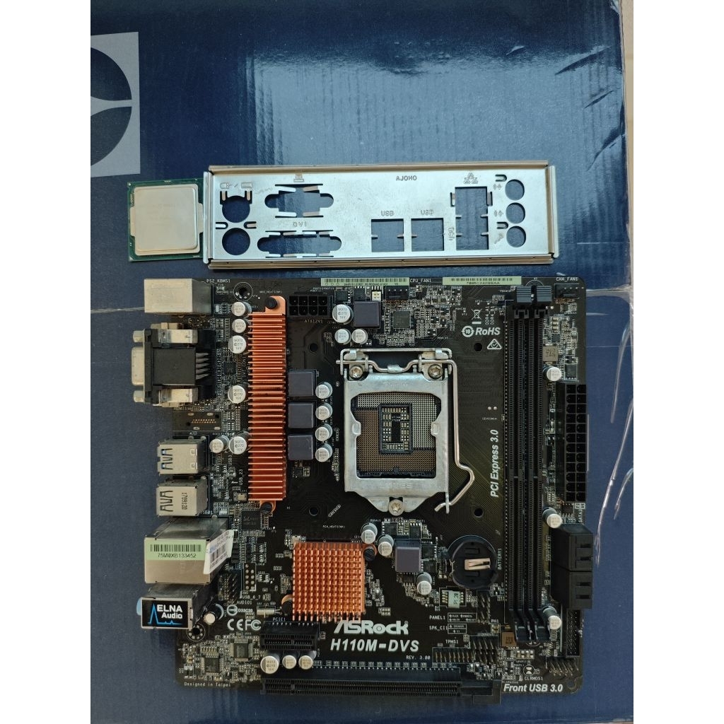 Cpu g4400 + Mainboard H110m dvs asrock *อ่านก่อน* งานช่าง เจน7 ไฟไม่เข้า