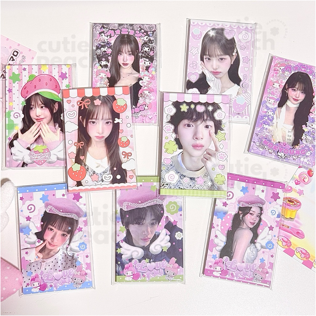 โฟโต้การ์ดแฟนเมด photocard Wonyoung Rei Cortis วอนยอง เรอิ จูฮุน (แพ็คละ 10 แผ่น) 💖