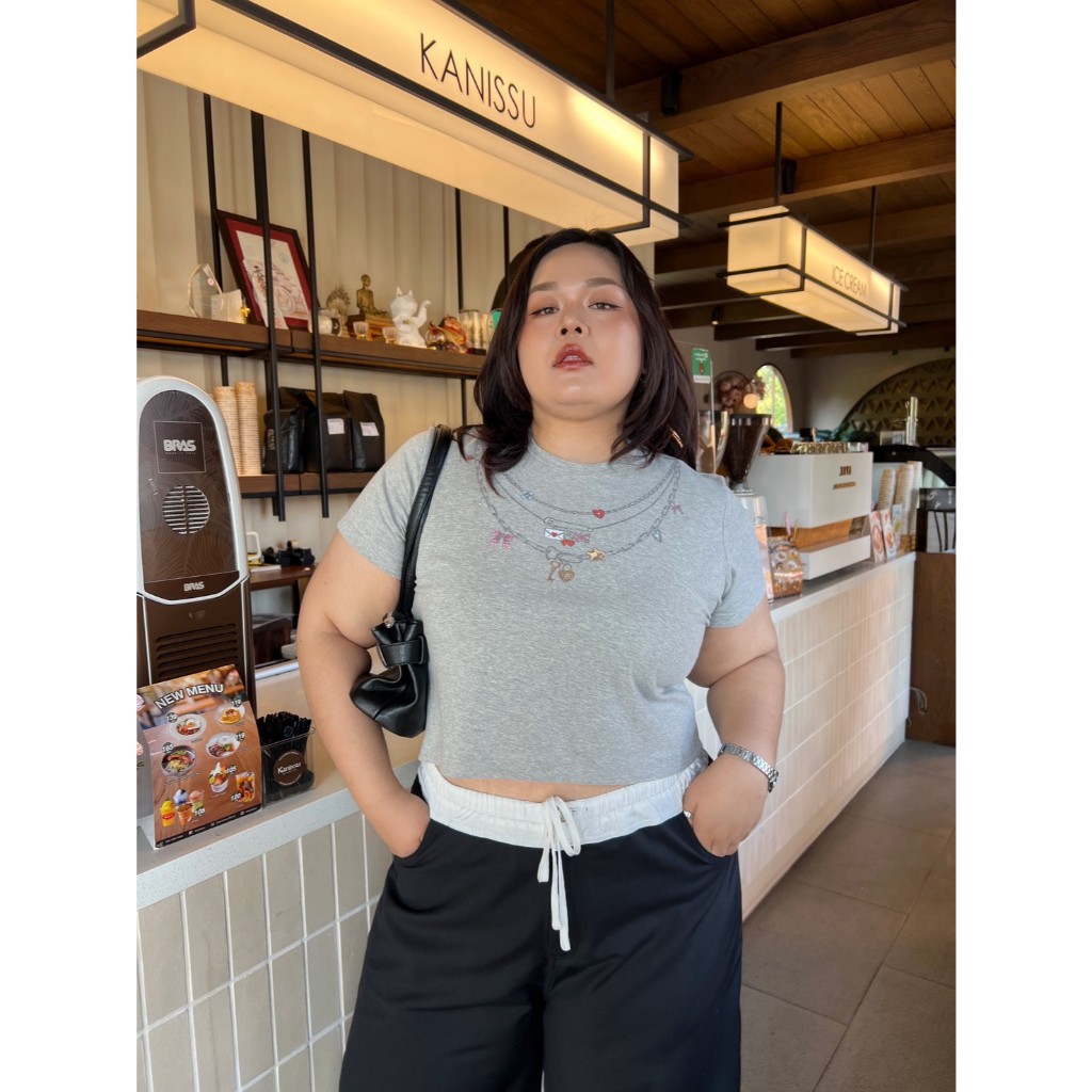 CurveG Necklace Baby Tee เสื้อเบบี้ทีสร้อย
