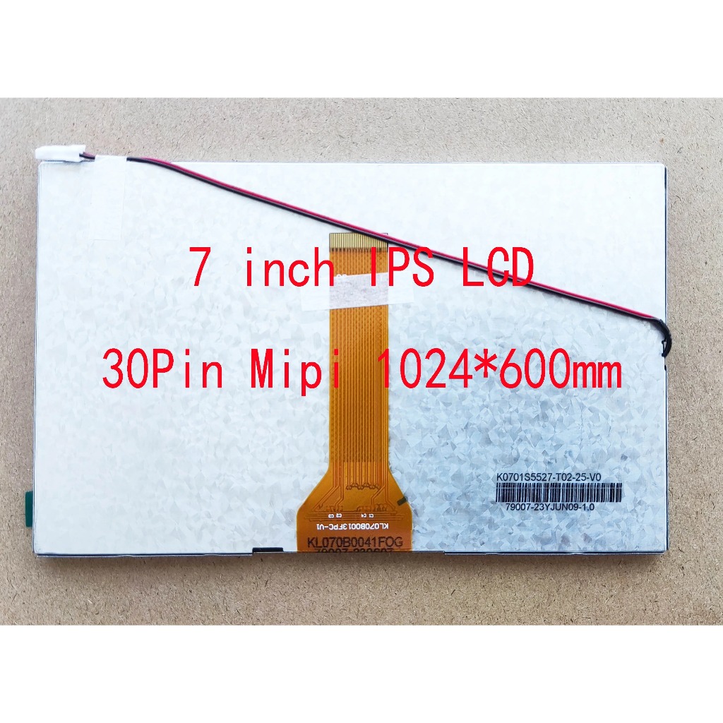 7 Inch 30Pin LCD KL0706S5527-T10 KL0701S5527 K0708S5530 KL07B0013FPC-V1 K0701S5527 IPS Screen 165*10