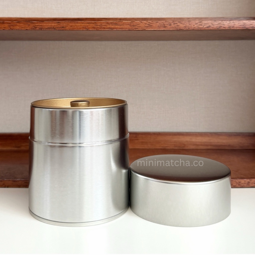 กระปุกเก็บผงมัทฉะ KOTODO ฝา 2 ชั้น | Made in Japan พร้อม
