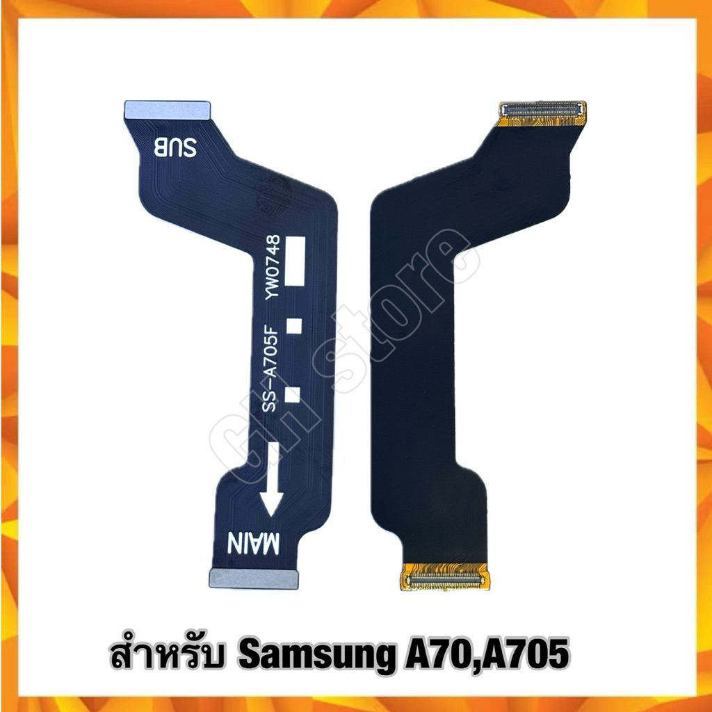 แพรต่อบอร์ด สำหรับ Samsung A70(4G),A705,A705F แพรกลาง แพรต่อจอ/แพรต่อชาร์จ