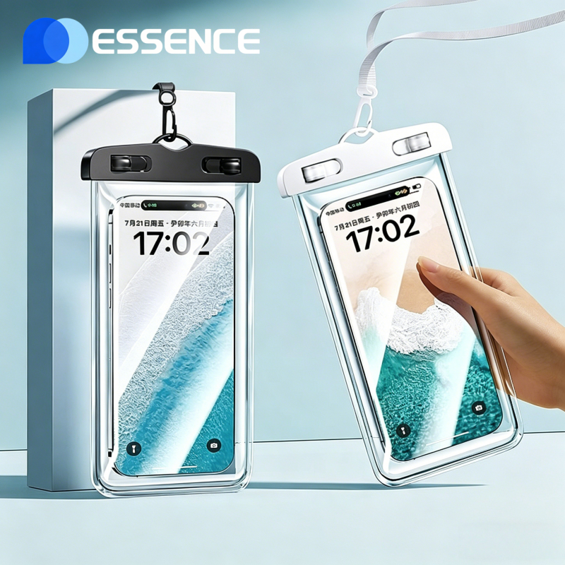 Waterproof phone pouch touchscreen-compatible sealed bag waterproof PVC protective case