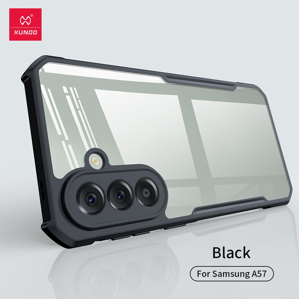 XUNDD ใช้สำหรับSamsung Galaxy A17 A07 Case A06 A16 A36 A55 A56 A57 A37 เคส กันกระแทก ป้องกันรอยขีดข่ว แผงด้านหลังโปร่งใส