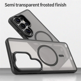 Magnetic เคส Samsung S26 Ultra S25/S24/S23/S22 Fe,Plus S25Fe S24Fe A57 A37 A07 A17 เคสแม่เหล็กชาร์จไร้สาย เคสผิวด้าน 006