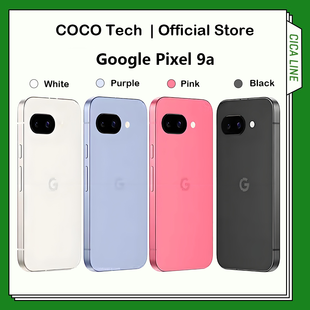 เวอร์ชั่นอเมริกา Google Pixel 9a Google Tensor G4 (4 nm) 6.3 inches P-OLED 5100 mAh 23W wired
