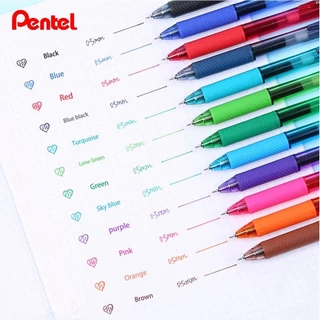 ปากกาหมึกเจล Pentel Energel-X รุ่น BLN105 & BL107 ขนาดหัว 0.5mm. & 0.7mm. (มีให้เลือก 12 สี)