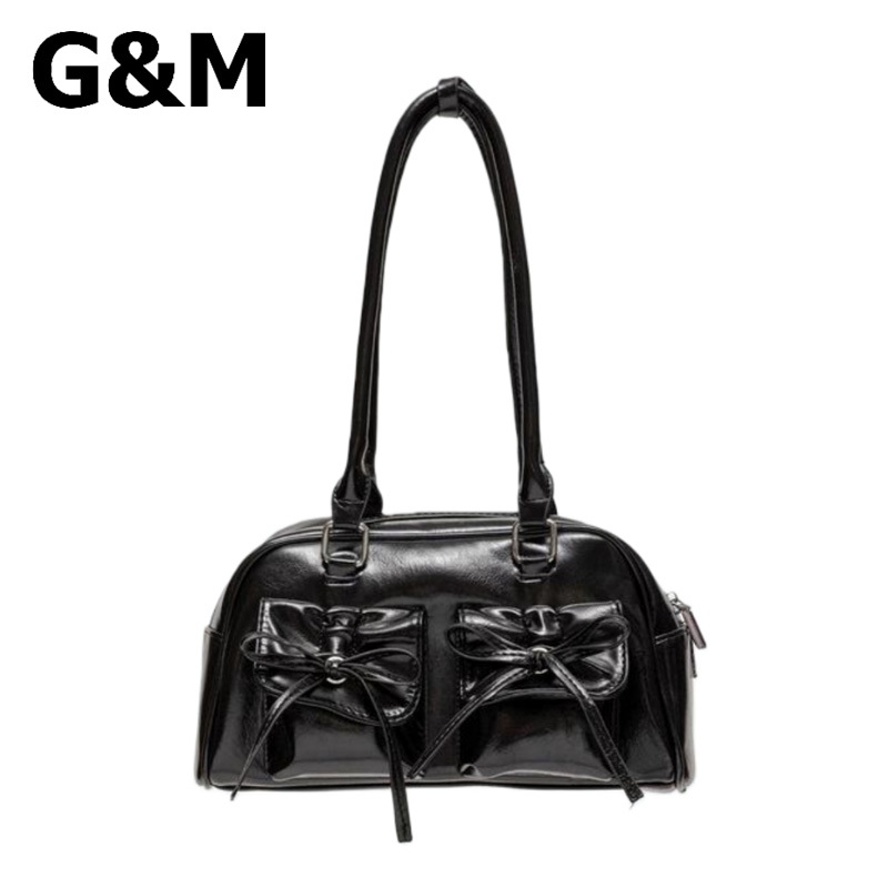 G&M กระเป๋าสะพายไหล่ใบเล็กไฮเอนด์พร้อมโบว์บัลเล่ต์สุดหรู กระเป๋าสะพายไหล่แฟชั่นสุดหรู
