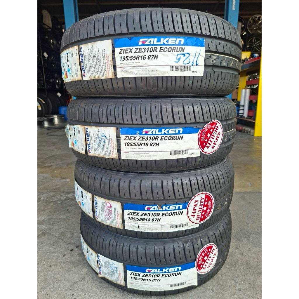 🚗🚓Falken​ 195/55/16 ZE310 ยางใหม่ปี25