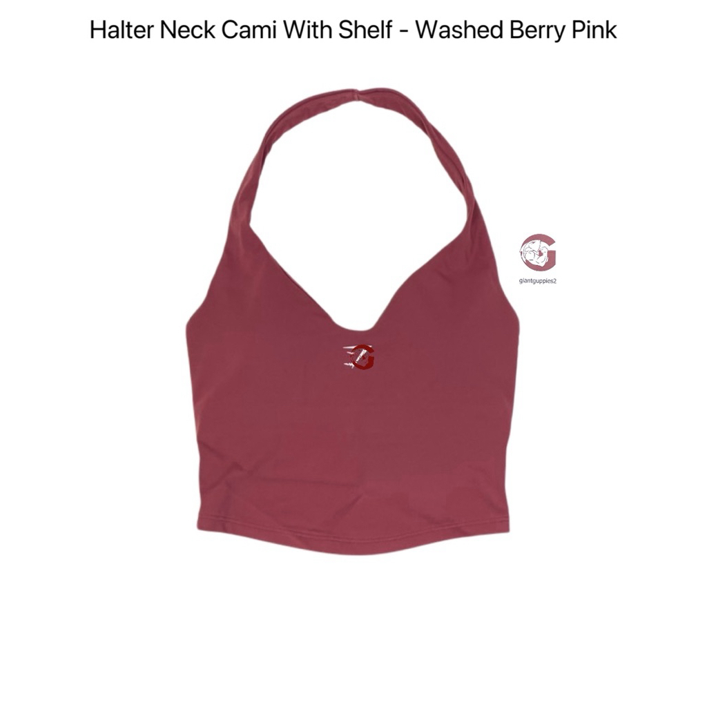 Gymshark ของแท้ 100% พร้อมส่ง Halter Neck Cami With Shelf
