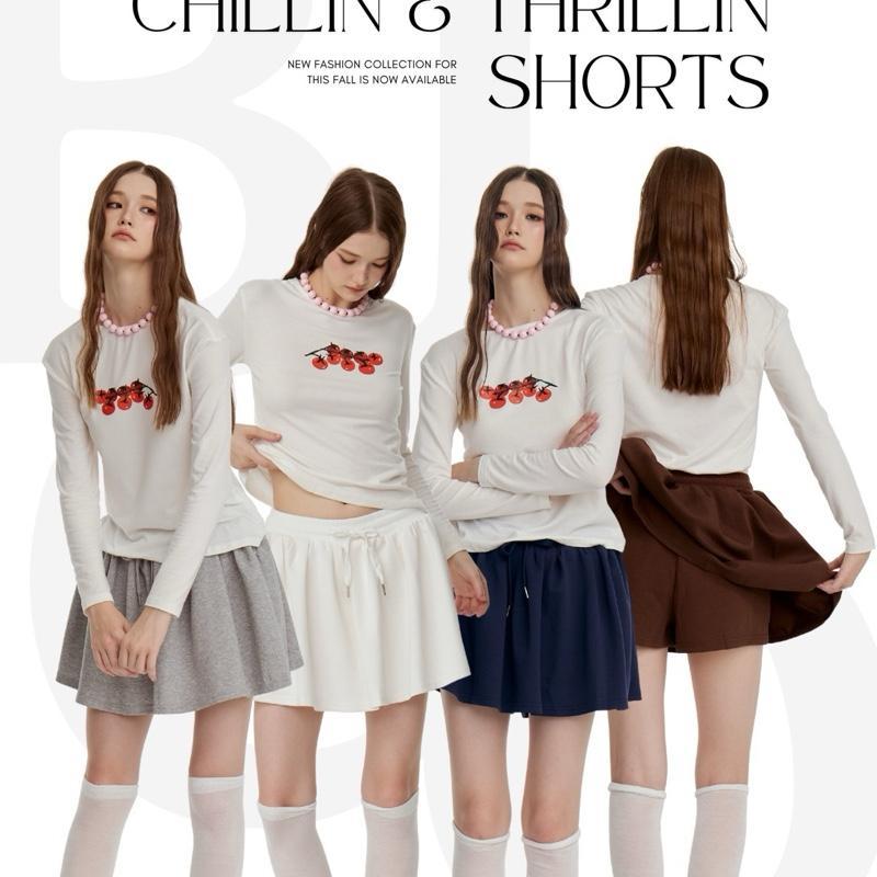 BCSP06 Chillin' & Thrillin' Shorts - กระโปรงกางเกง
