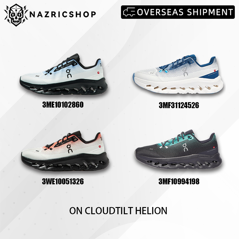 （ของแท้100% ）On Cloudtilt Helion 3MF10994198/3MF31124526/3ME10102860/3WE10051326 รองเท้ากีฬา รองเท้าวิ่งระบายอากาศ