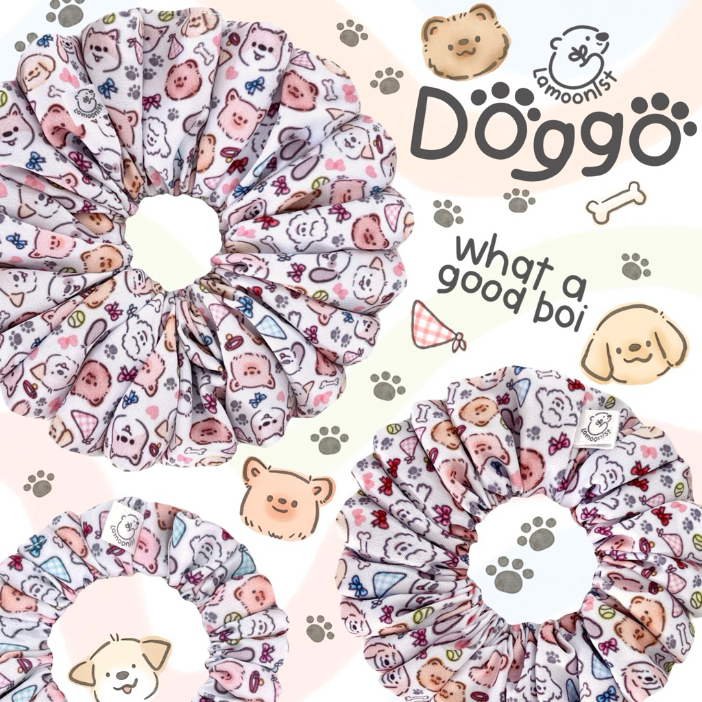 Lamoonist • DOGGO scrunchies collection
