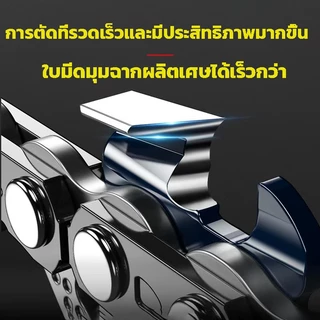 ชุดโซ่และจานรองสำหรับเลื่อยยนต์ตัดไม้ ประกอบด้วยใบเลื่อยตัดองศาและโซ่เลื่อยยนต์ นำเข้าจากเยอรมนี ใช้ได้กับเลื่อยยนต์ทุกร