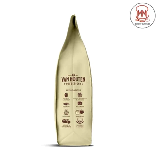 (ส่งรถธรรมดา อาจละลายได้) แวน ฮูเต็น ไวท์ช็อกโกแลต 23.7% (Van Houten White Chocolate 23.7%) 1 กิโลกรัม