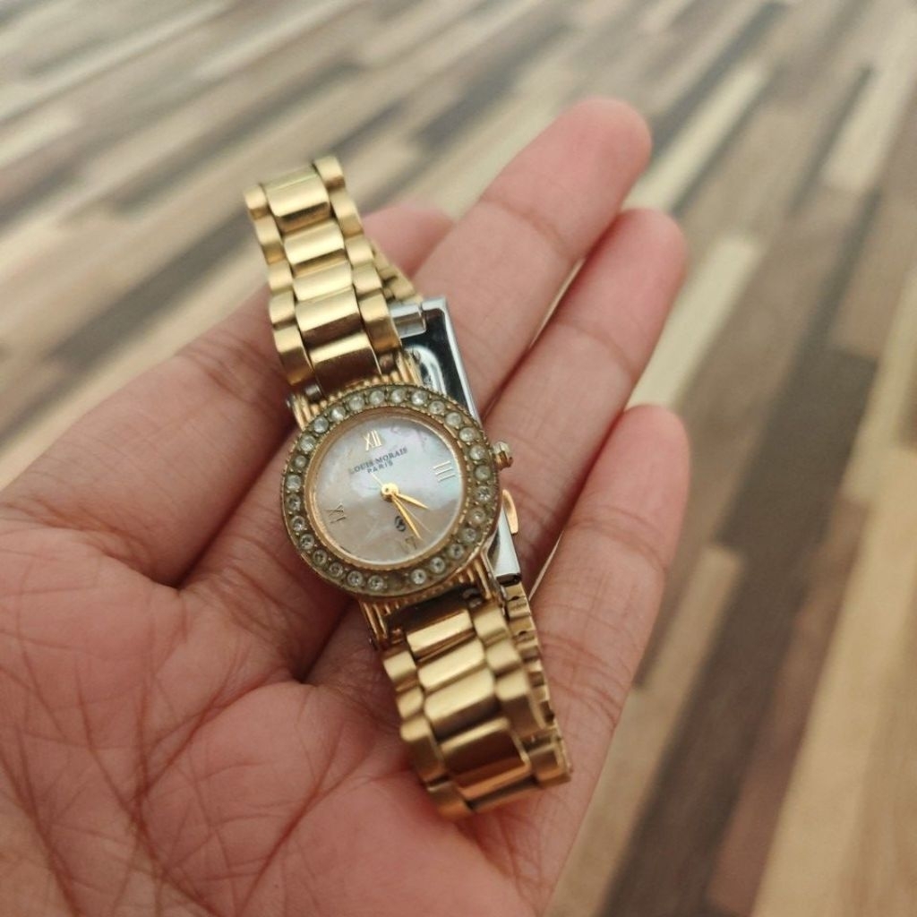 นาฬิกามือ2แท้ 23k​ GP รหัส586​  (ใช้ไม่ได้แล้ว)​