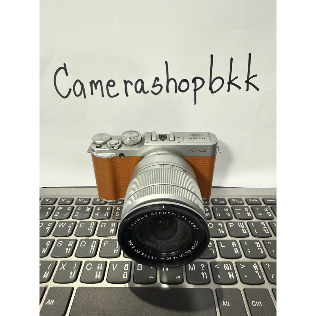กล้องมือสอง fuji xa2 สีน้ำตาล พร้อมเลนส์ 16-50(รีวิวในรายละเอียด)