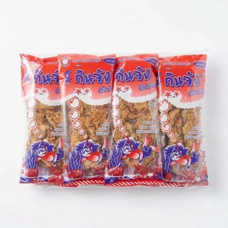 (1 แพ็ก 12 ห่อ) สาหร่ายทอดเทมปุระ กินจัง มีให้เลือก 3 รสชาติ