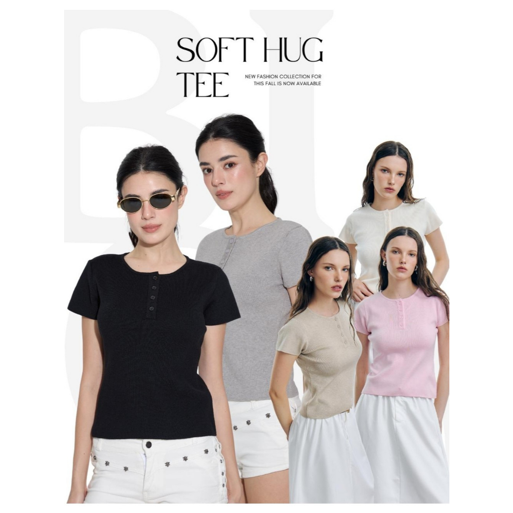 BCTS17 Soft Hug Tee - แค่สัมผัสก็หลงรัก เสื้อผ้าริบ
