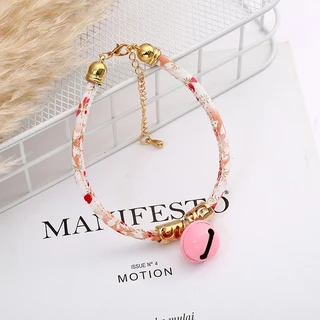ปลอกคอสไตล์ญี่ปุ่นน่ารัก ปลอกคอสัตว์เลี้ยง สำหรับสัตว์เลี้ยง เช่นแมว หมา โบว์สุนัข