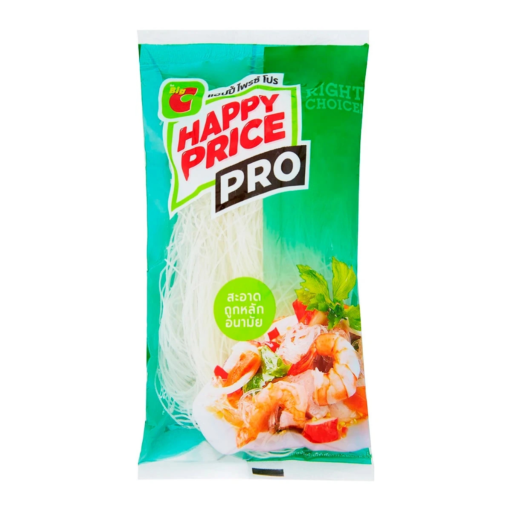 บิ๊กซี แฮปปี้ ไพรซ์ โปร วุ้นเส้นถั่วเขียว 70 ก.