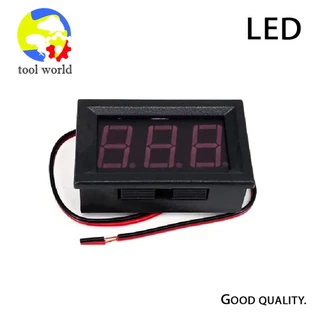 ตัววัดโวลท์ แบบดิจิตอล DC 4.5 - 30.0 V (Mini 0.36 inch DC 4.5V-30V 2-Wire LED Digital Display Panel Battery Voltmeter fo