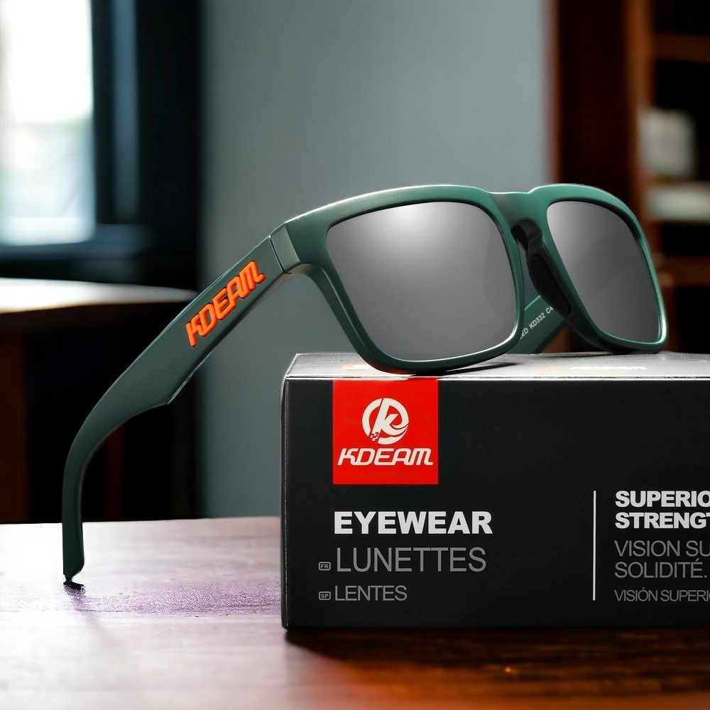 KDEAM แบรนด์แท้ 100% ร้านไทยส่งเร็ว แว่นตากันแดด เลนส์ Polarized แว่นกันแดดผู้ชาย (ผู้หญิงใส่ได้) รูปที่ 7
