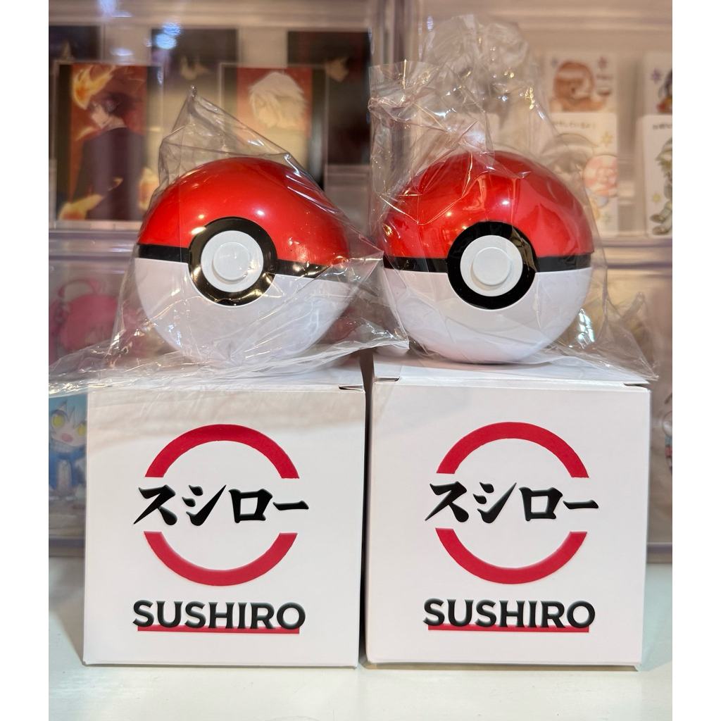 Pokemon x Sushiro poke ball red ball