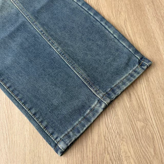 #5998 (XS-9XL) jinjeans กางเกงยีนส์ทรงบาเรล baggy กางเกงสาวอวบ กระบอกใหญ่ ขากว้าง Barel