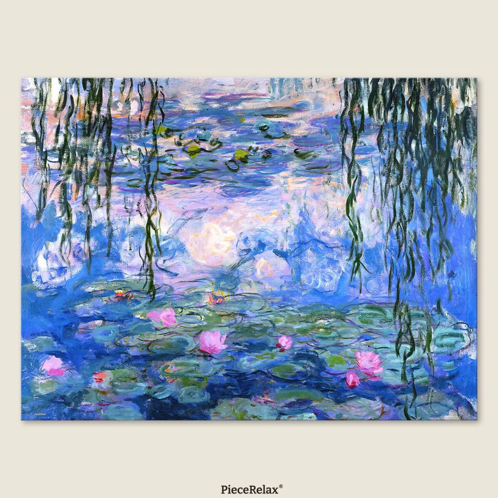 PieceRelax: Monet - Nympheas (1008 Pieces) [Plastic Jigsaw Puzzle]