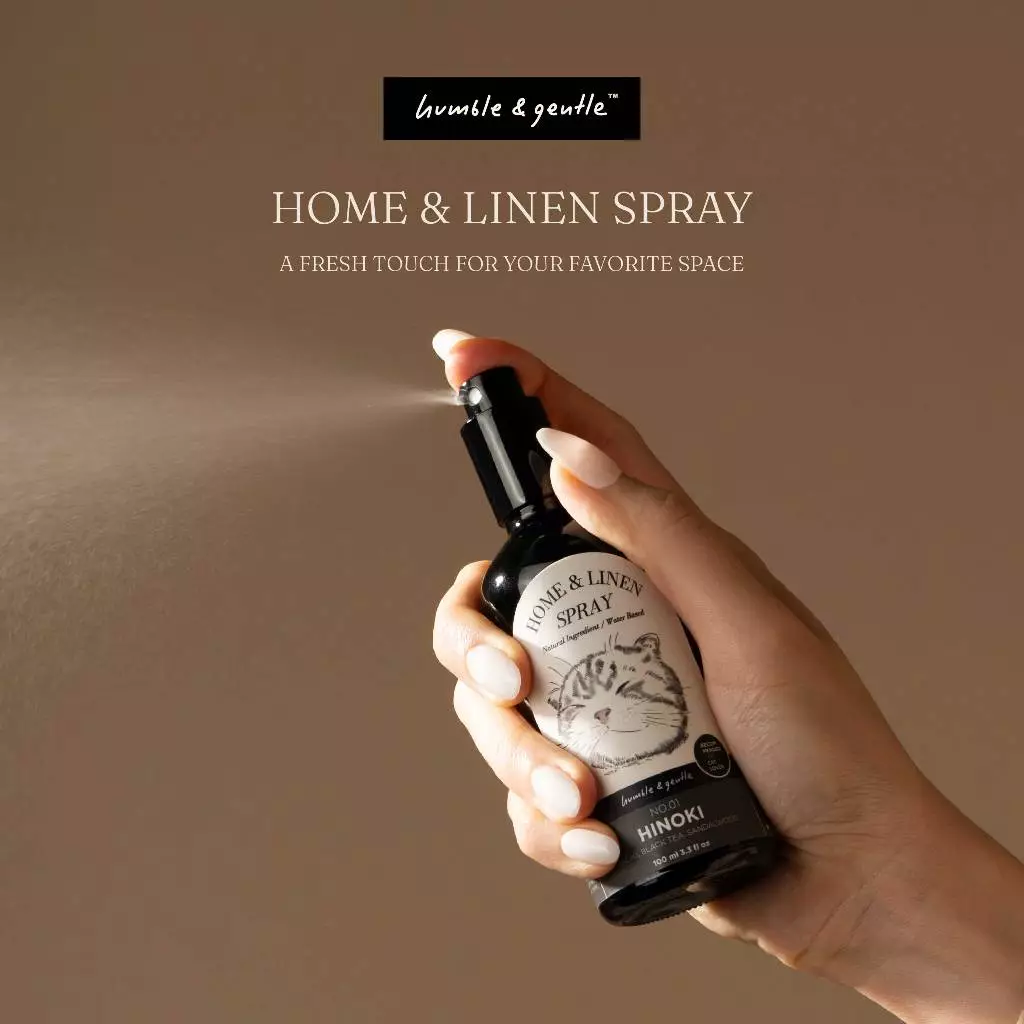 Humble&Gentle Home&Linen Spray สเปรย์หอมสูตรน้ำฉีดบ้านและผ้า ขนาด 100ml