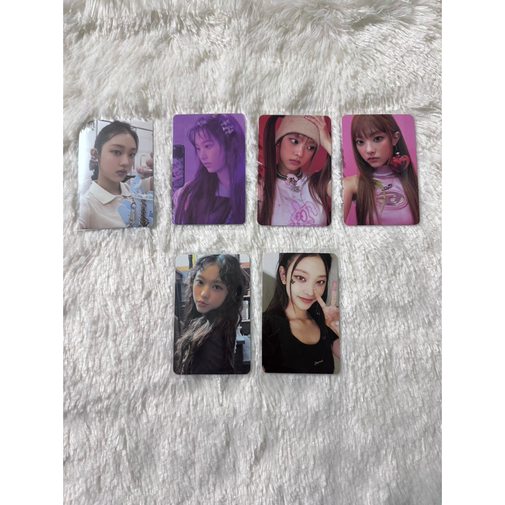 [พร้อมส่ง] Newjeans - Photocard official100% Newjeans Get up OMG ( Haerinแฮริน )