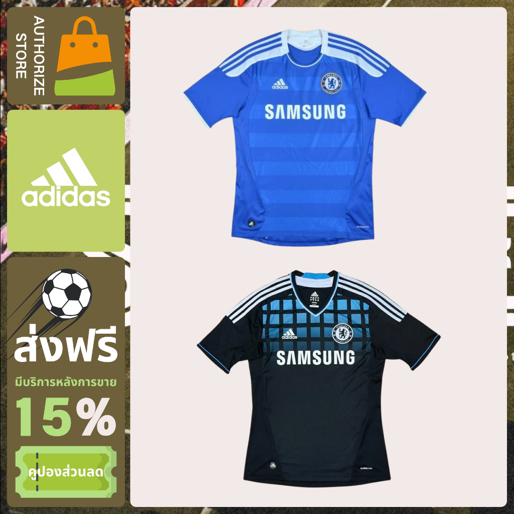 adidas Chelsea 2011 - 2012 Home Shirt  เสื้อฟุตบอล （ของแท้ 100%）