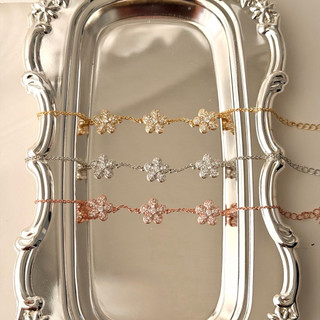 Socrush.bkk | BLOSSOM PEARL bracelet | SB-101 | สร้อยข้อมือ ดอกไม้