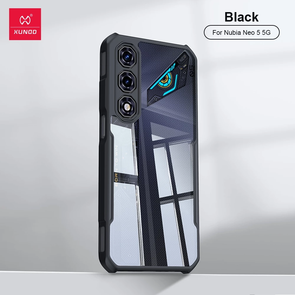 Xundd เคส ใช้สำหรับ Case Nubia Neo 5 GT 5G เคส โทรศัพท์กันกระแทก ป้องกันรอยขีดข่วน ป้องกันการกระแทก แผงด้านหลังโปร่งใส