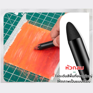 Chokdee ชุดเกรียงสีน้ำมัน 5 ชิ้น เกรียงปาดครีม เกรียงผสมสีวาดรูปลายแหลม palette knives เกรียงเพ้นท์