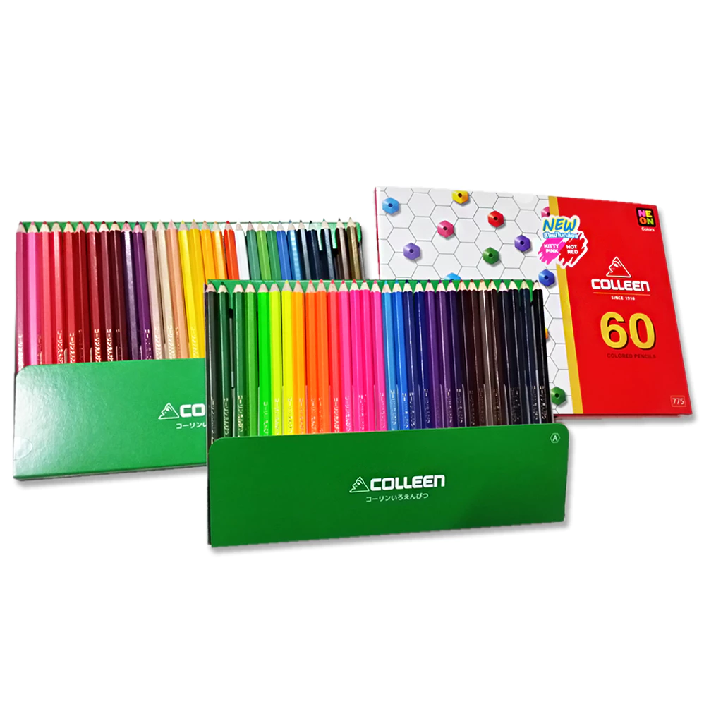 Colleen ดินสอสีไม้ คลอรีน 1 หัว 60 สี