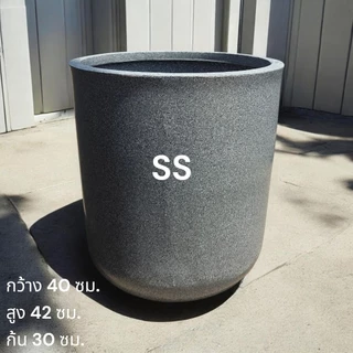 กระถางต้นไม้/อ่างปลาpolymer โพลิเมอร์ วัสดุเดียวกับแทงค์น้ำ (ขนาดกว้าง30/40/50cm.)