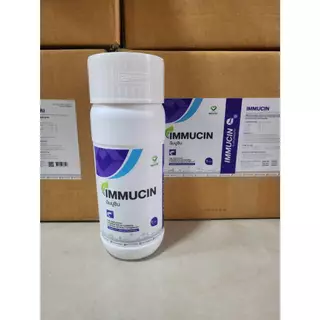 อิมมูซิน IMMUCIN คลุกอาหารฆ่าเชื้อก่อโรค ปรับสมดุลจุลินทรีย์ในลำไส้กุ้ง บำรุงตับกุ้ง เสริมภูมิคุ้มกันกุ้ง แก้ขี้ขาว