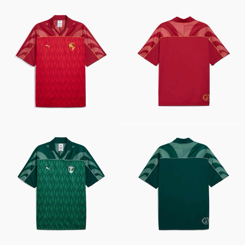 ของแท้ PUMA x HARRY POTTER Relaxed Quidditch Football Soccer Jersey Unisex Red Gryffindor Green Slytherin แฮรี่ พอตเตอร์