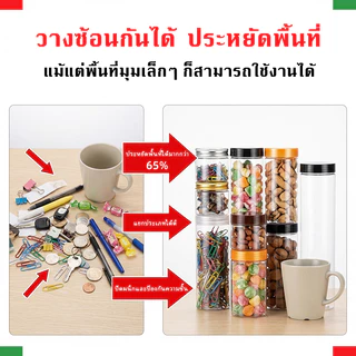 ขวดพลาสติกใส 50 ใบ ทรงกลม เส้นผ่านศูนย์กลาง 80 มม. มาตรฐานอาหาร กล่องเก็บของมิดชิด เหมาะสำหรับใส่ชาดอกไม้ บิสกิต และสิ่ง