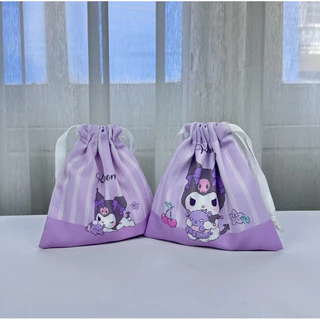 Moshi Moshi กระเป๋าหูรูด ถุงหูรูด ลาย Kuromi ลิขสิทธิ์แท้