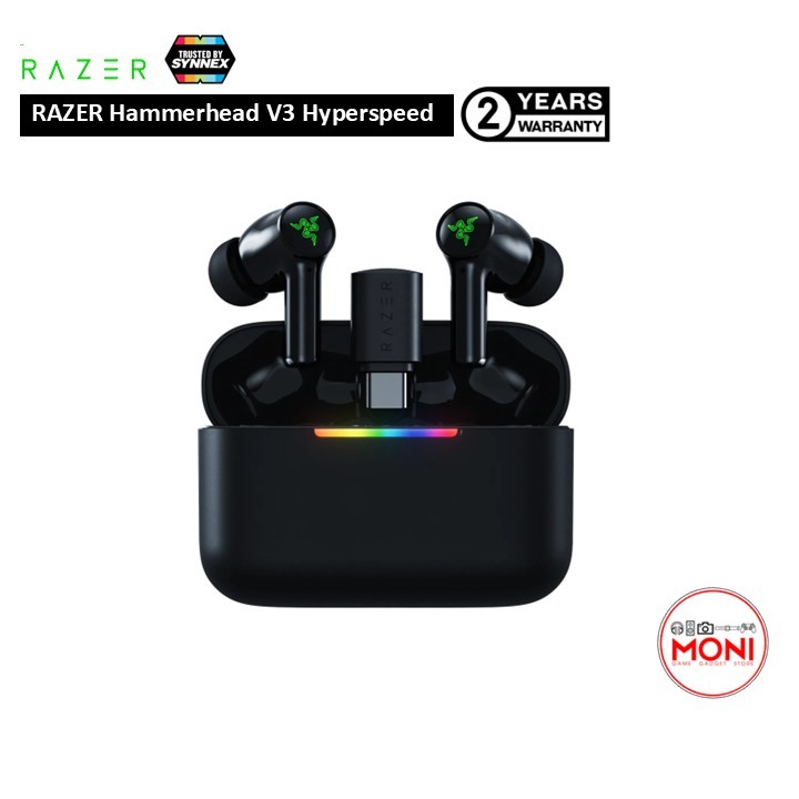 Razer Hammerhead V3 Hyperspeed หูฟังไร้สาย ระบบ THX พร้อม ANC ประกันศูนย์ไทย 2 ปี