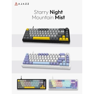 คีย์บอร์ดเกมมิ่ง Ajazz AK690 69Key Gasket Wired Hotswap Meilade Switch Mechanical Keyboard รับประกัน 1 ปี