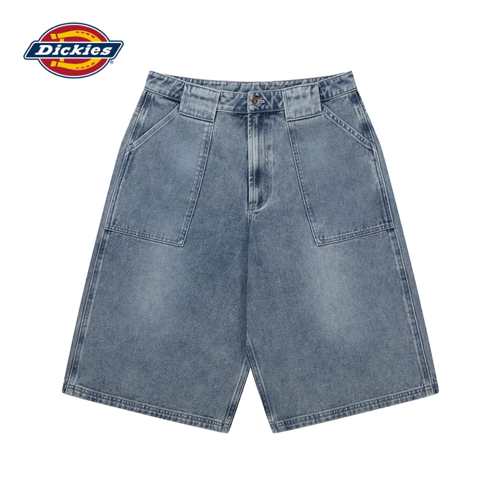 DICKIES MEN'S SHORTS - KHAKI TINTED BLUE กางเกงขาสั้น ผู้ชาย