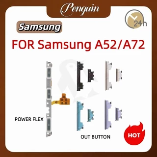 ปุ่มกดสวิทช์ด้านนอก Samsung A72 / A52s / A52 ปุ่มเปิด/ปิด เพิ่มเสียง/ลดเสียง