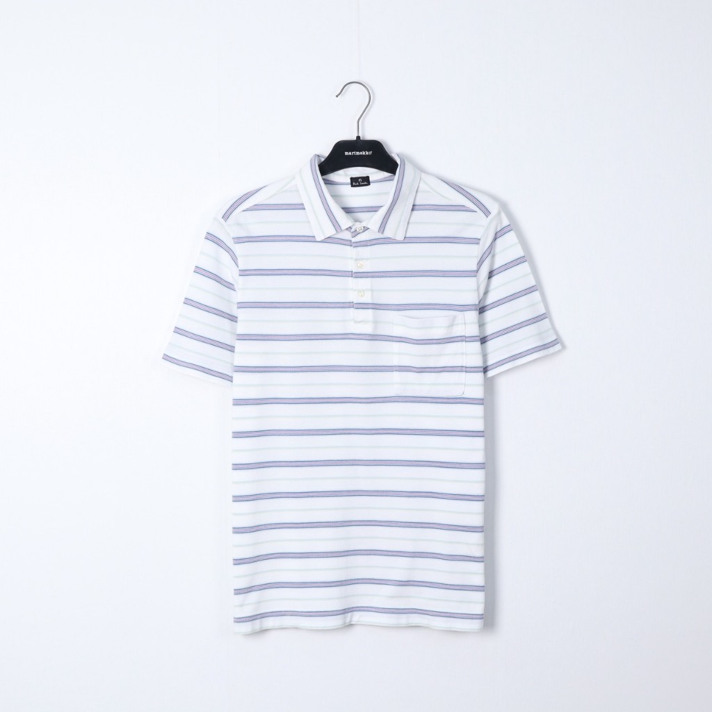 เสื้อโปโล Polo Shirt PAUL SMITH ของแท้ 100% สภาพใหม่ Premium [PAUL SMITH S 18.5/27.6] | MOPOKO